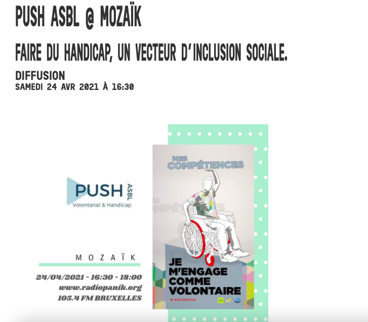 Flyer de l'événement qui reprend les informations ci-dessous